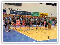 1.10.: 1. Volleyball-Bundesliga: Netzhoppers KW/Bestensee - Lneburg. Weitere Fotos im Volleyball-Ordner vom 10.1.