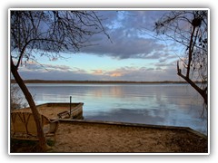 Eine kleine Badestelle am P�tzer Vordersee wird st�ndig gepflegt.