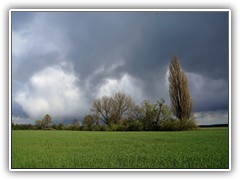 28.4.: Ein abziehendes Gewitter ber dem Ptzer Plan.