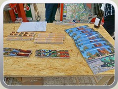 25.11.: Der Bestenseer Stand pr�sentierte den neuen Bestenseer Zollstock und den vom Zollstockmuseum.