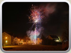 1.1.: Feuerwerk an der Dorfaue.