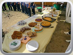 Auch am 2. Tag musste niemand hungern und dursten.