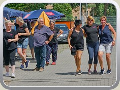 Die Stimmung war pr�chtig.