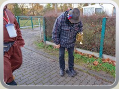 Schon nach wenigen Metern hatte sich die Schuhsohle gelst.
