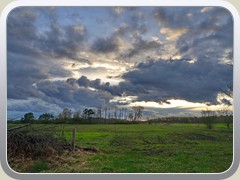 Markanter Himmel �ber dem P�tzer Plan