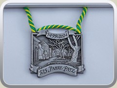 Die Plakette fr die Geehrten