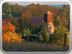 Blick vom M�hlenberg auf die Kirche
