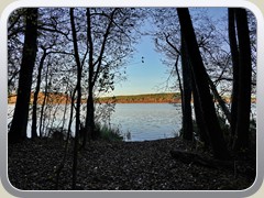 Blick auf die P�tzer Berge und die Insel Gro�er Horst