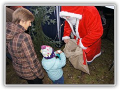 Bist du mit dem Weihnachtsmann zufrieden?