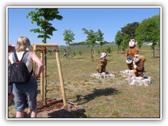 Die Mrchenfiguren nach den Bestenseer Geschichten von Manfred Prosch im Generationenwald.