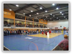 23.10.: �ber 700 Besucher wollten heute das Bundesliga-Volleyballspiel der Netzhoppers gegen Moers verfolgen. Weitere Fotos im  Volleyball-Ordner vom 23.10. 