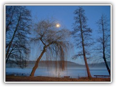 17.1.: Mondaufgang am P�tzer Hintersee