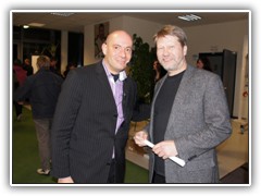 Der Chef von 5Star-Events Robert Aliaga-Schwarz und Karsten Seidel.