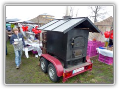 Ein fahrbarer Backofen ...