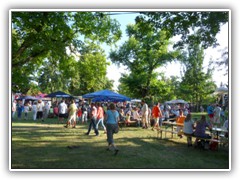 Strahlendes Wetter begleitete das Fest