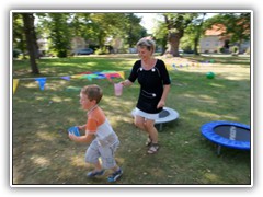 Oma hatte gegen Enkel nat�rlich keine Chance ;-)))