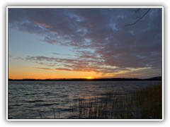 13.1.: Nach Sonnenuntergang von Ptz aus gesehen.