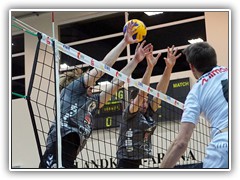 21.2.: Volleyball-1. Bundesliga in der Landkost-Arena: Netzhoppers KW Bestensee - TSV Herrsching. Weitere Fotos im Volleyball-Ordner vom 21.2.