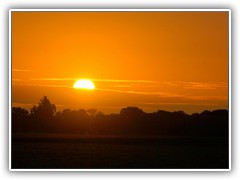 31.7.: ... erscheint im Osten die Morgensonne sehr zeitnah.