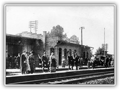 Bahnhof ca. 1932.