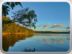 4.10.: Abendstimmung am sdlichsten Ende des Ptzer Hintersees.