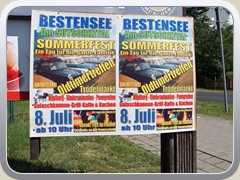8.7.: Ankndigung des Sommerfestes Am Sutschketal. 
