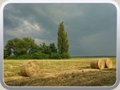 1.6.: Das Gewitter entfernt sich, und die Sonne scheint wieder.