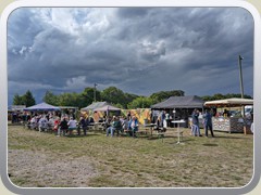 Abziehende Regenwolken
